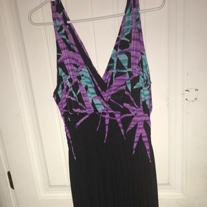 Long printed dress